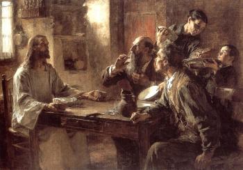 萊昂 奧古斯汀 萊爾米特 Supper at Emmaus